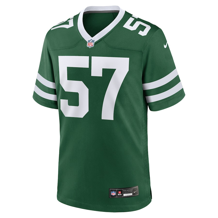 Alternative view of C.J. Mosley 57 New York Jets Team Game Men Jersey - Legacy Green JS9579 nicesnker