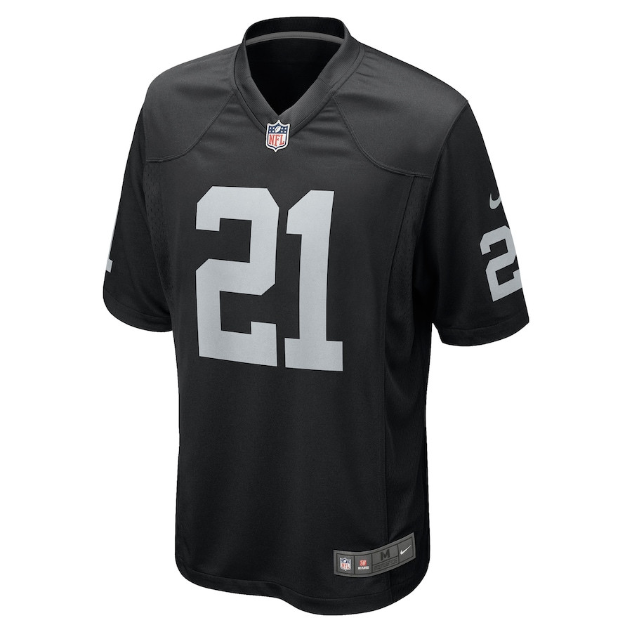 Alternative view of Cliff Branch 21 Las Vegas Raiders Men Retired Game Jersey - Black JS2522 nicesnker