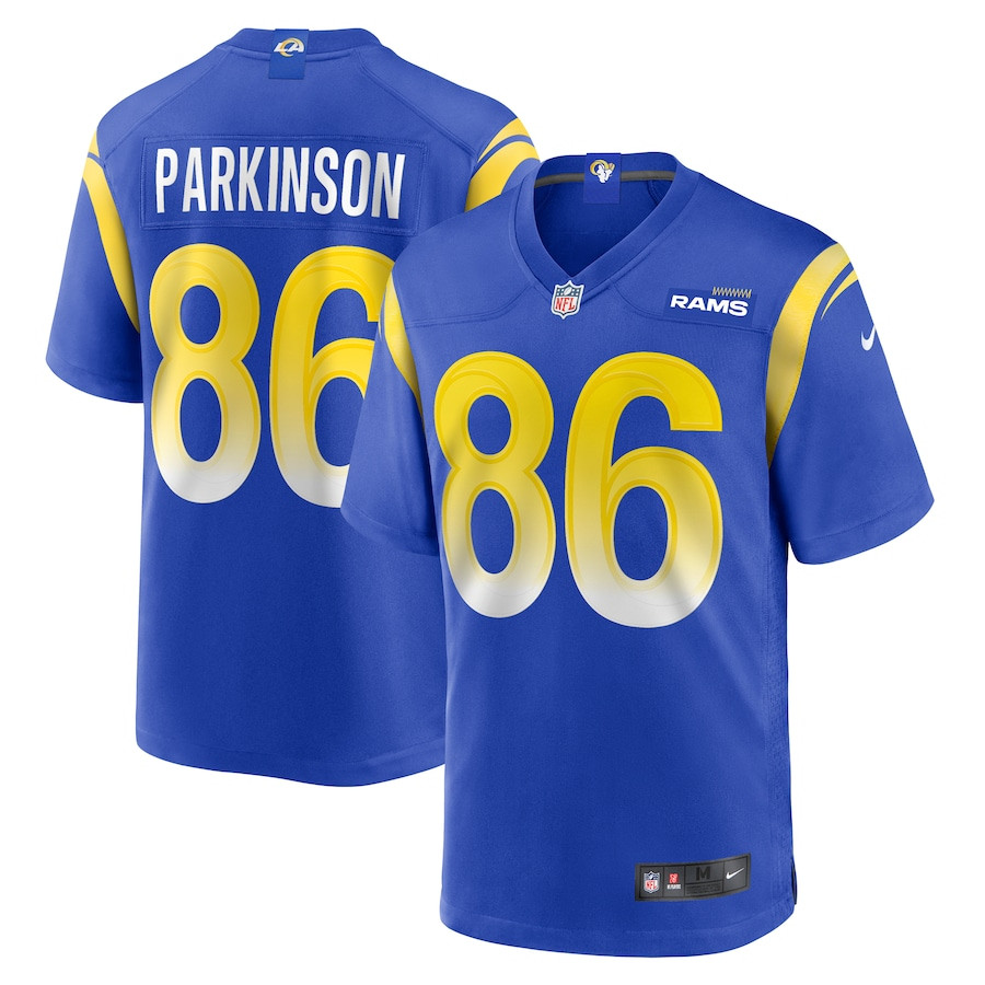 Colby Parkinson 86 Los Angeles Rams Game Men Jersey - Royal JS4288 nicesnker