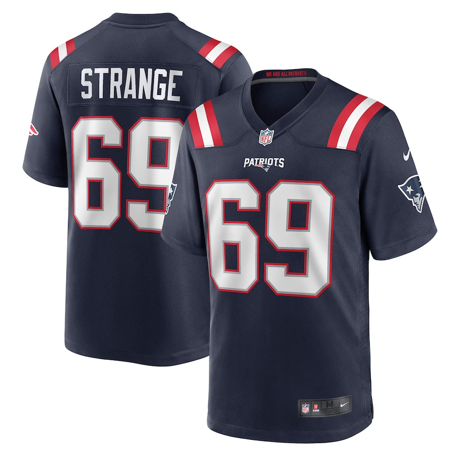 Cole Strange 69 New England Patriots Men Game Jersey - Navy JS5189 nicesnker