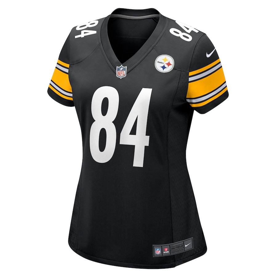Alternative view of Cordarrelle Patterson 84 Pittsburgh Steelers Women's Game Jersey - Black JS3391 nicesnker