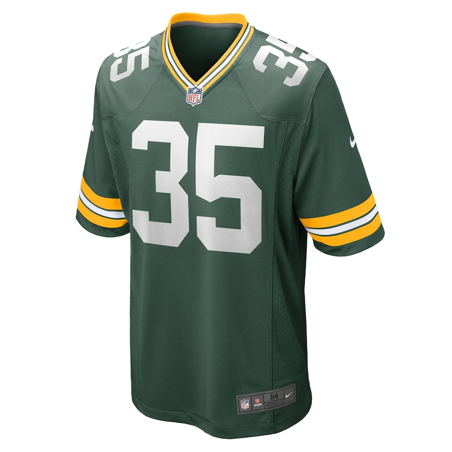 Alternative view of Corey Ballentine 35 Green Bay Packers Men Home Game Jersey - Green JS5418 nicesnker