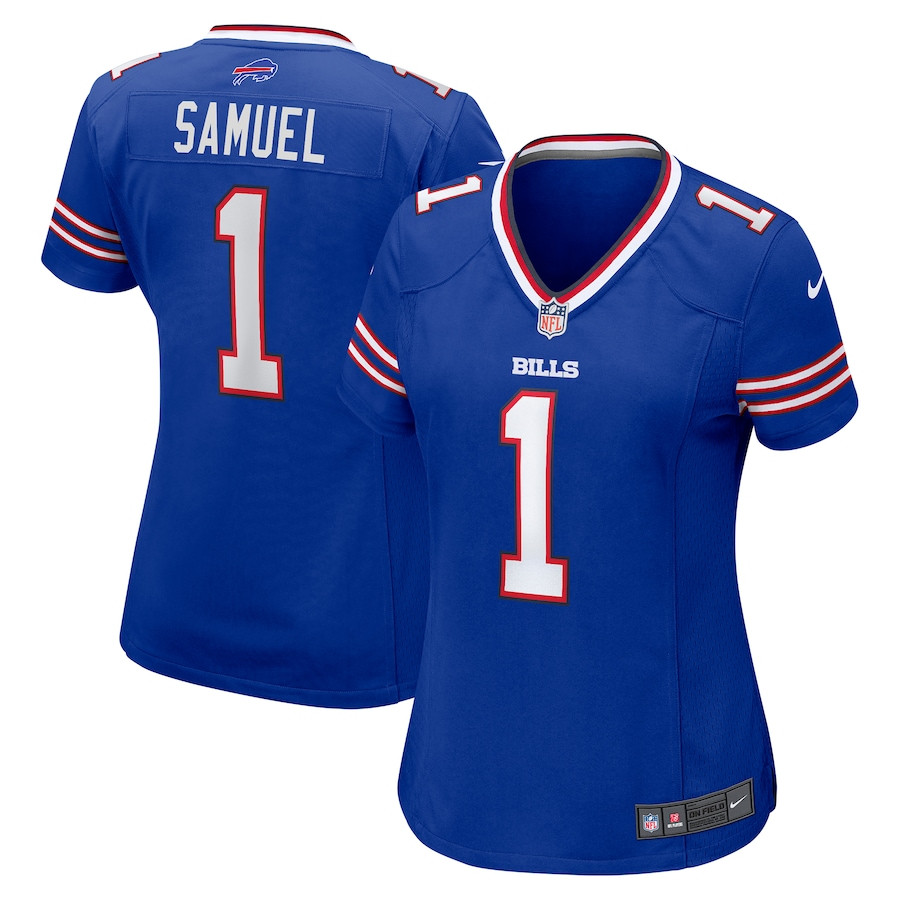 Curtis Samuel 1 Buffalo Bills Women's Game Jersey - Royal JS3555 nicesnker
