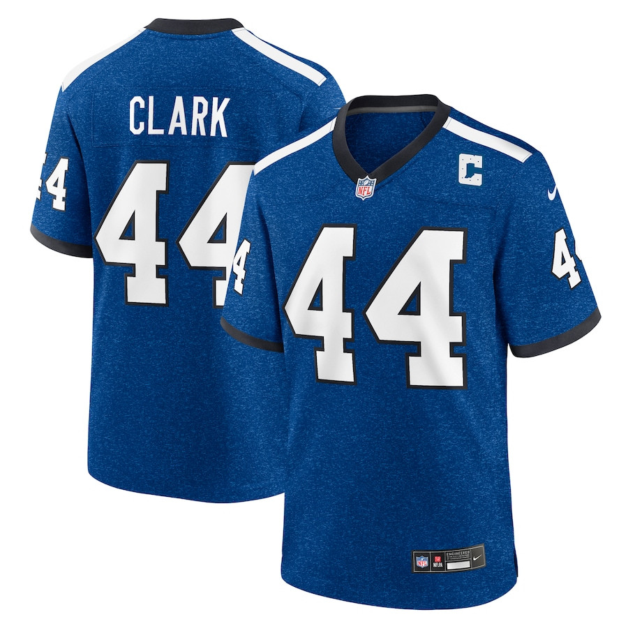 Dallas Clark 44 Indianapolis Colts Indiana Nights Alternate Game Men Jersey - Royal JS5099 nicesnker