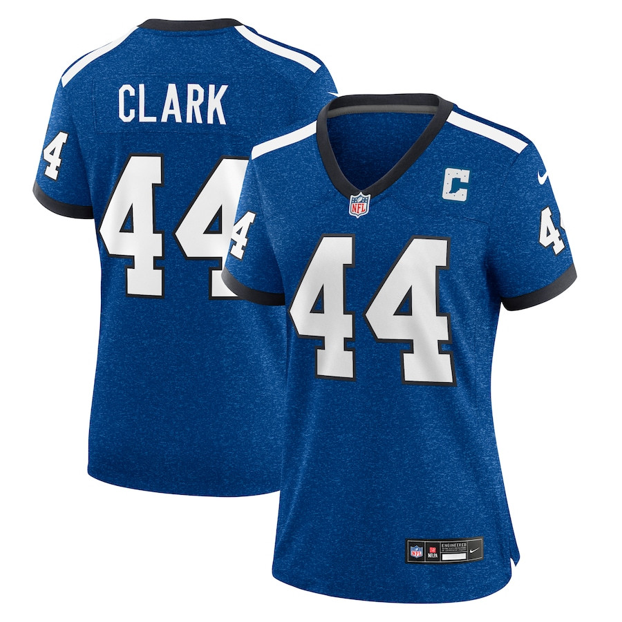 Dallas Clark 44 Indianapolis Colts Women's Indiana Nights Alternate Game Jersey - Royal JS8618 nicesnker
