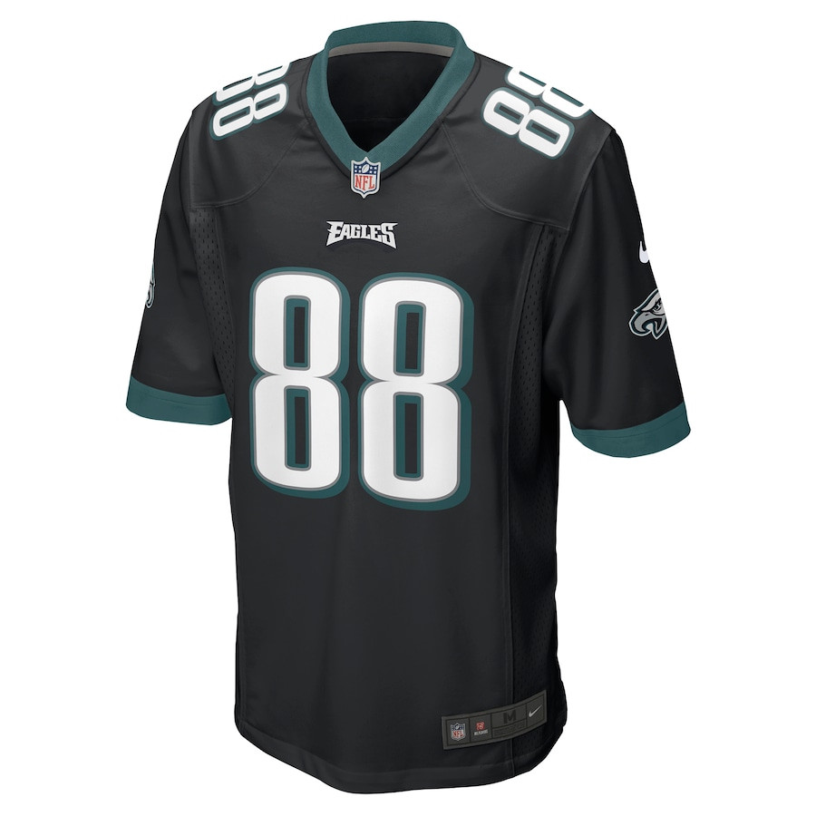 Alternative view of Dallas Goedert 88 Philadelphia Eagles Men Game Jersey - Black JS8958 nicesnker