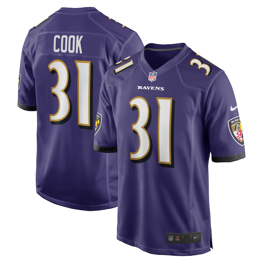 Dalvin Cook 31 Baltimore Ravens Game Men Jersey - Purple JS3516 nicesnker