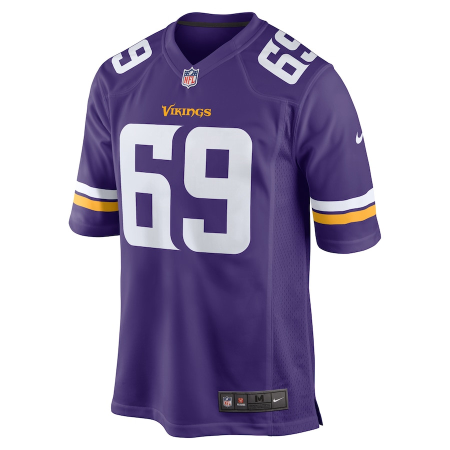 Alternative view of Dan Feeney 69 Minnesota Vikings Team Game Men Jersey - Purple JS9406 nicesnker