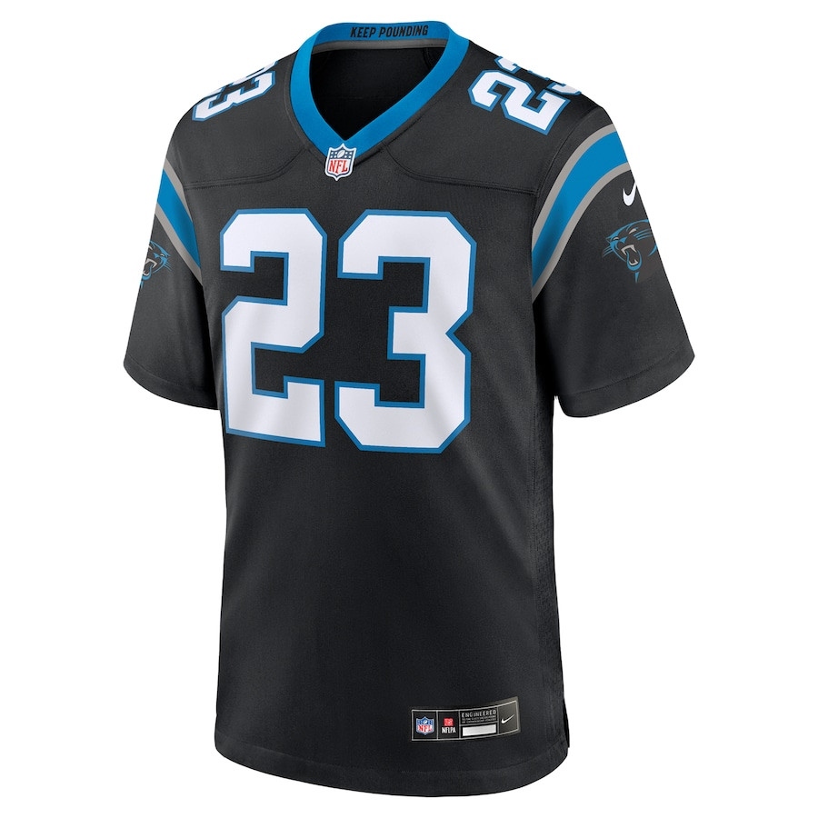 Alternative view of Dane Jackson 23 Carolina Panthers Game Men Jersey - Black JS2736 nicesnker
