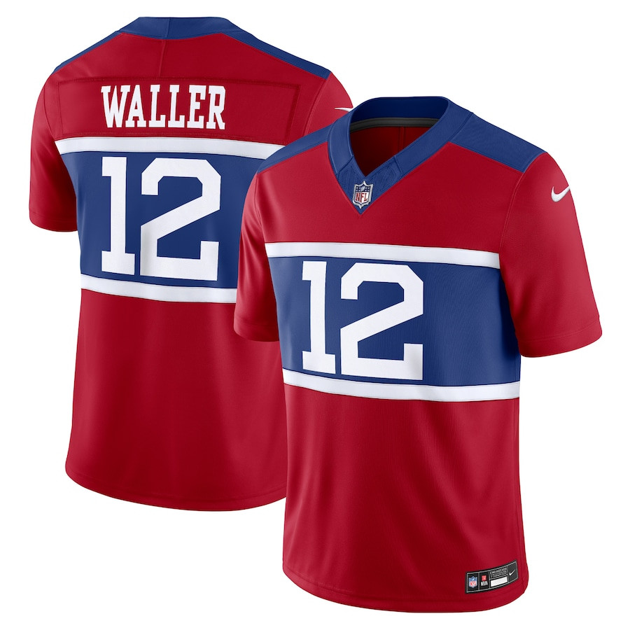 Darren Waller 12 New York Giants Alternate Vapor F.U.S.E. Retired Player Limited Jersey - Century Red JS6599 nicesnker