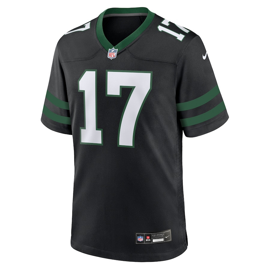 Alternative view of Davante Adams 17 New York Jets Alternate Game Jersey - Legacy Black, Men JS3727 nicesnker