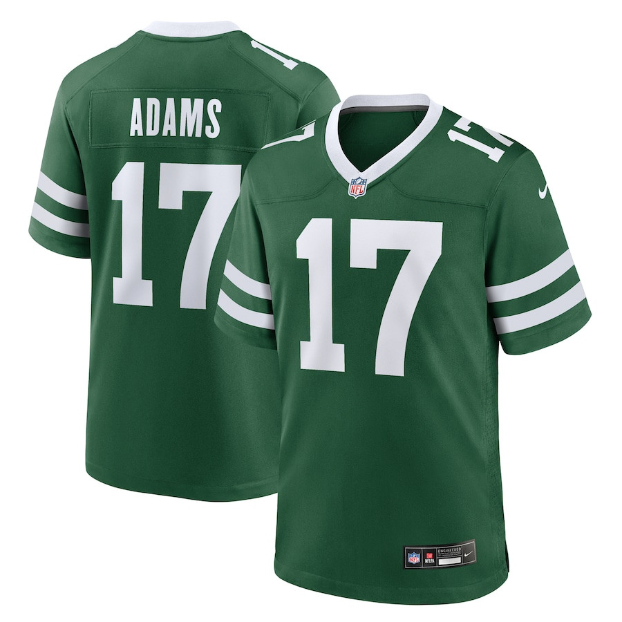 Davante Adams 17 New York Jets Alternate Game Jersey - Legacy Green, Men JS1643 nicesnker