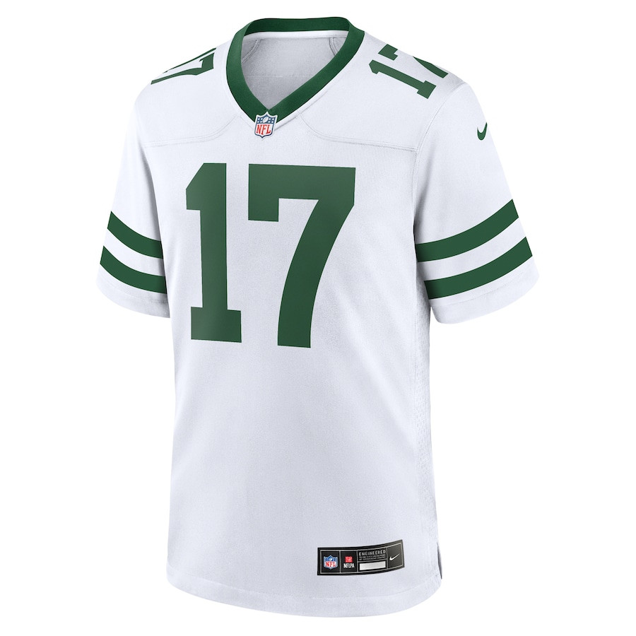 Alternative view of Davante Adams 17 New York Jets Alternate Game Jersey - White, Men JS5024 nicesnker
