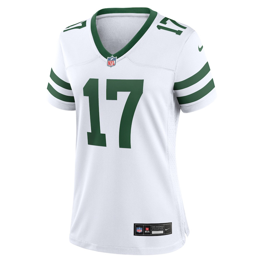 Alternative view of Davante Adams 17 New York Jets Women's Alternate Game Jersey - Legacy White JS3586 nicesnker