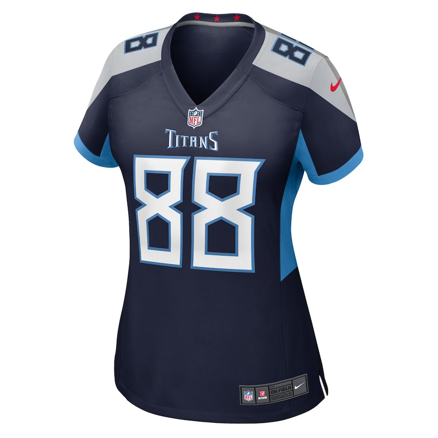Alternative view of David Martin-Robinson 88 Tennessee Titans Women's Game Jersey - Navy JS1402 nicesnker