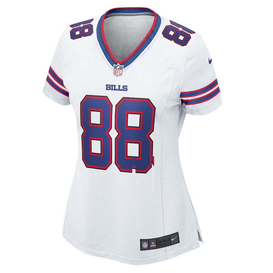 Alternative view of Dawson Knox 88 Buffalo Bills Women's Game Jersey - White JS4421 nicesnker