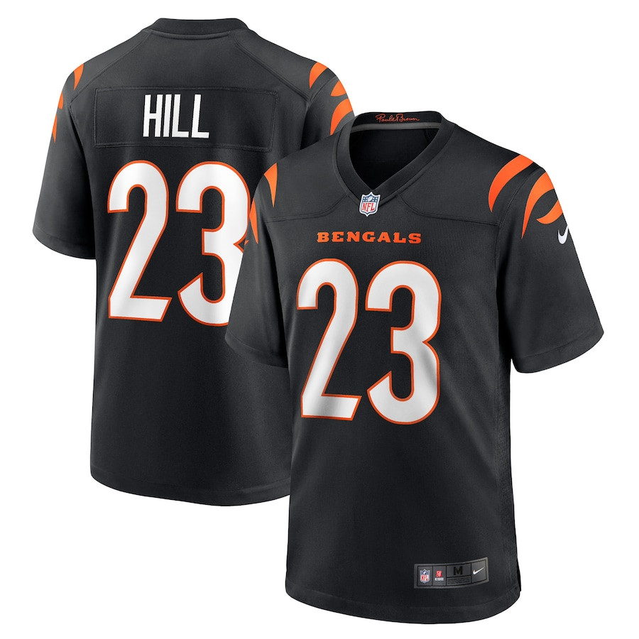 Daxton Hill 23 Cincinnati Bengals Men Game Jersey - Black JS1870 nicesnker