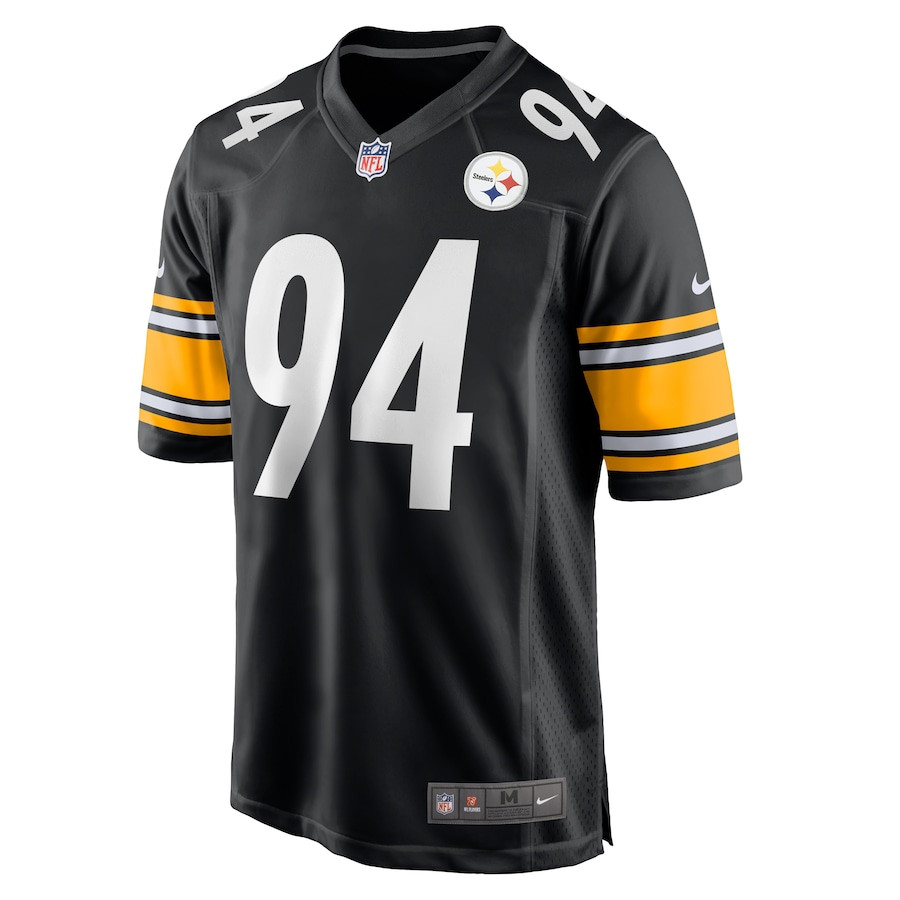 Alternative view of Dean Lowry 94 Pittsburgh Steelers Game Men Jersey - Black JS3742 nicesnker
