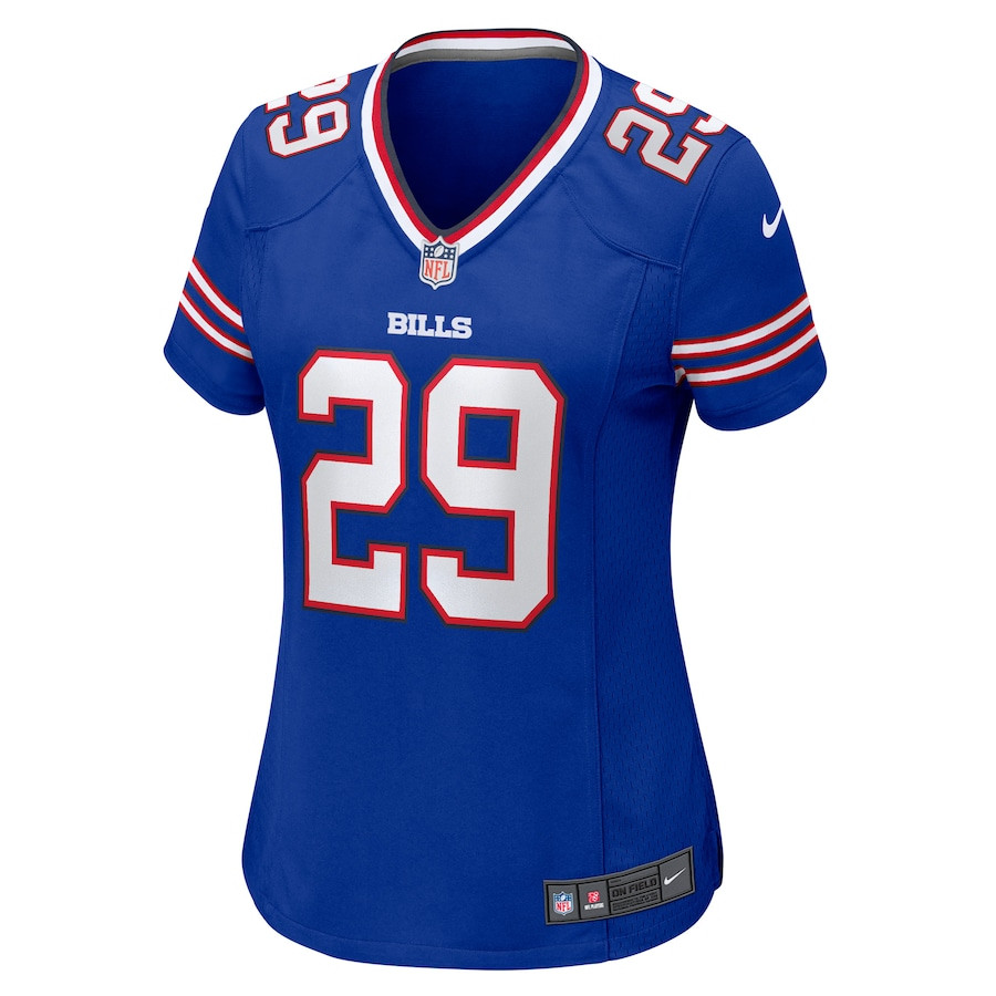 Alternative view of Dee Delaney 29 Buffalo Bills Women's Game Jersey - Royal JS9955 nicesnker