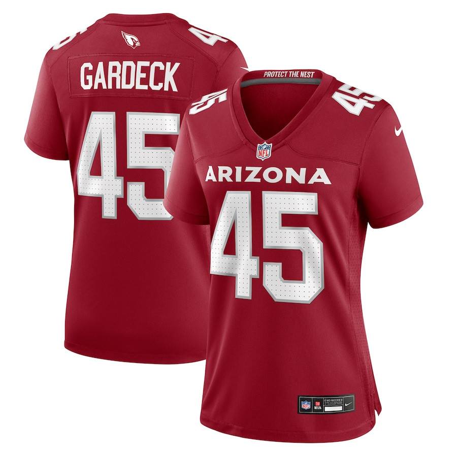 Dennis Gardeck 45 Arizona Cardinals Women's Game Jersey - Cardinal JS7978 nicesnker