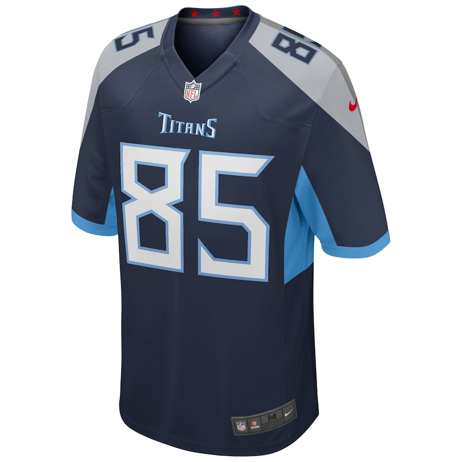 Alternative view of Derrick Mason 85 Tennessee Titans Men Game Retired Jersey - Navy JS9762 nicesnker