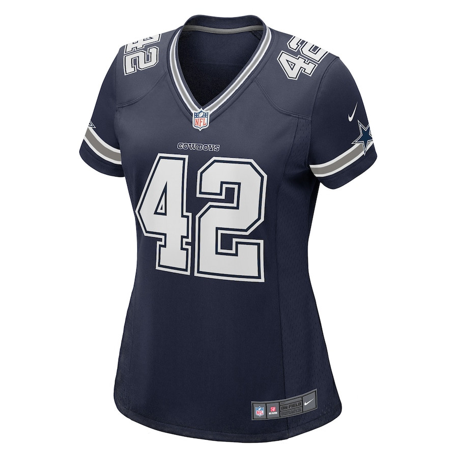 Alternative view of Deuce Vaughn 42 Dallas Cowboys Game Women Jersey - Navy JS8970 nicesnker