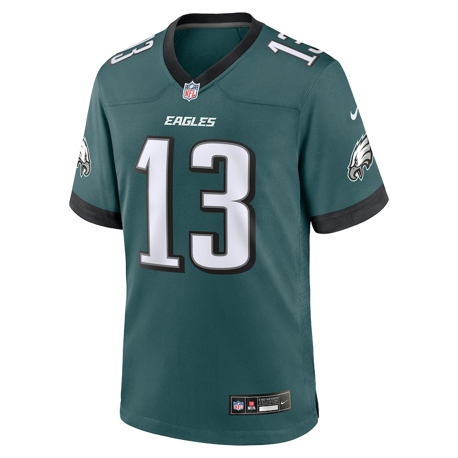 Alternative view of DeVante Parker 13 Philadelphia Eagles Game Men Jersey - Midnight Green JS8383 nicesnker