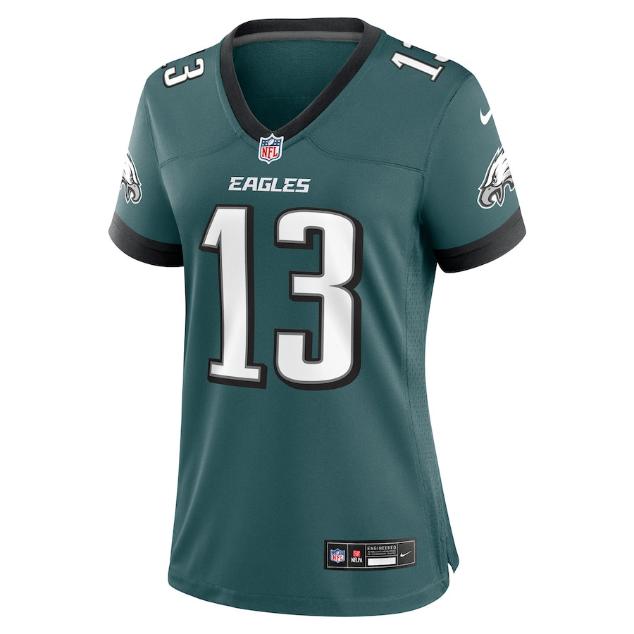 Alternative view of DeVante Parker 13 Philadelphia Eagles Women Game Jersey - Midnight Green JS9127 nicesnker