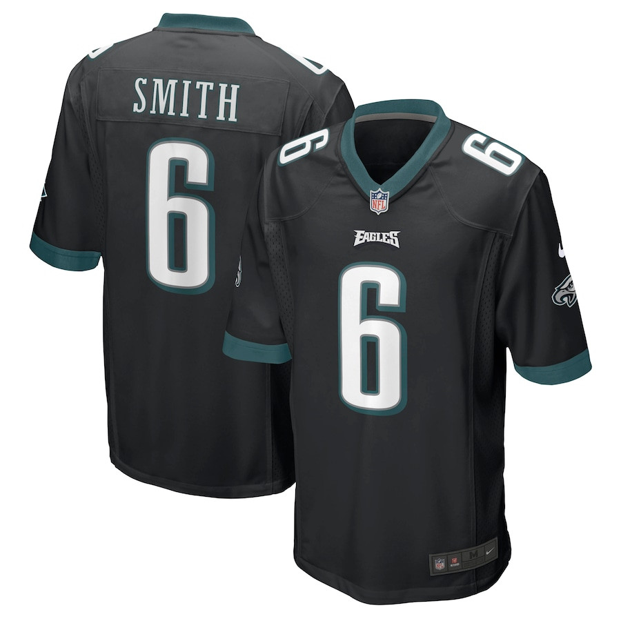 DeVonta Smith 6 Philadelphia Eagles Men Game Jersey - Black JS7877 nicesnker