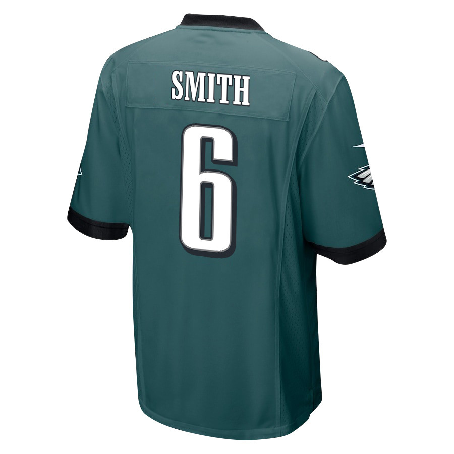 Alternative view of DeVonta Smith 6 Philadelphia Eagles Super Bowl LIX 'New Orleans - A Symphony of Sport' EMBROIDERED Game Men Jersey - Midnight Green JS3114 nicesnker