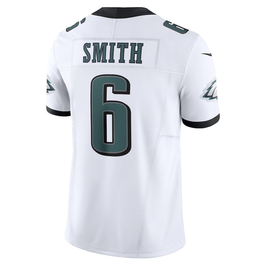 Alternative view of DeVonta Smith 6 Philadelphia Eagles Vapor F.U.S.E. Limited Jersey - White JS7888 nicesnker