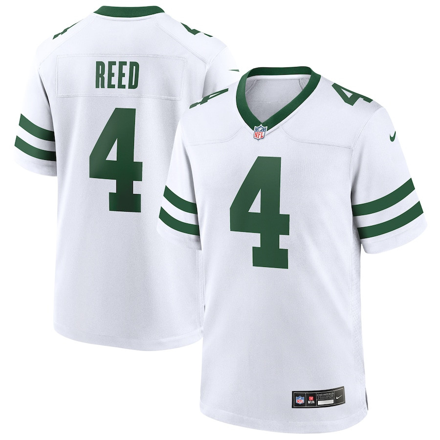 D.J. Reed 4 New York Jets Game Men Jersey - Legacy White JS4591 nicesnker