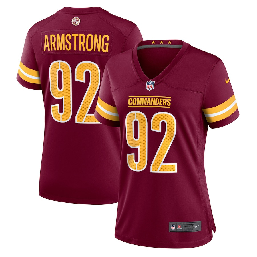 Dorance Armstrong 92 Washington Commanders Women's Game Jersey - Burgundy JS6757 nicesnker