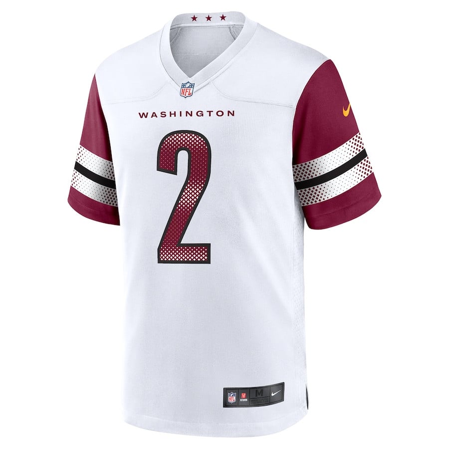 Alternative view of Dyami Brown 2 Washington Commanders Game Men Jersey - White JS3247 nicesnker