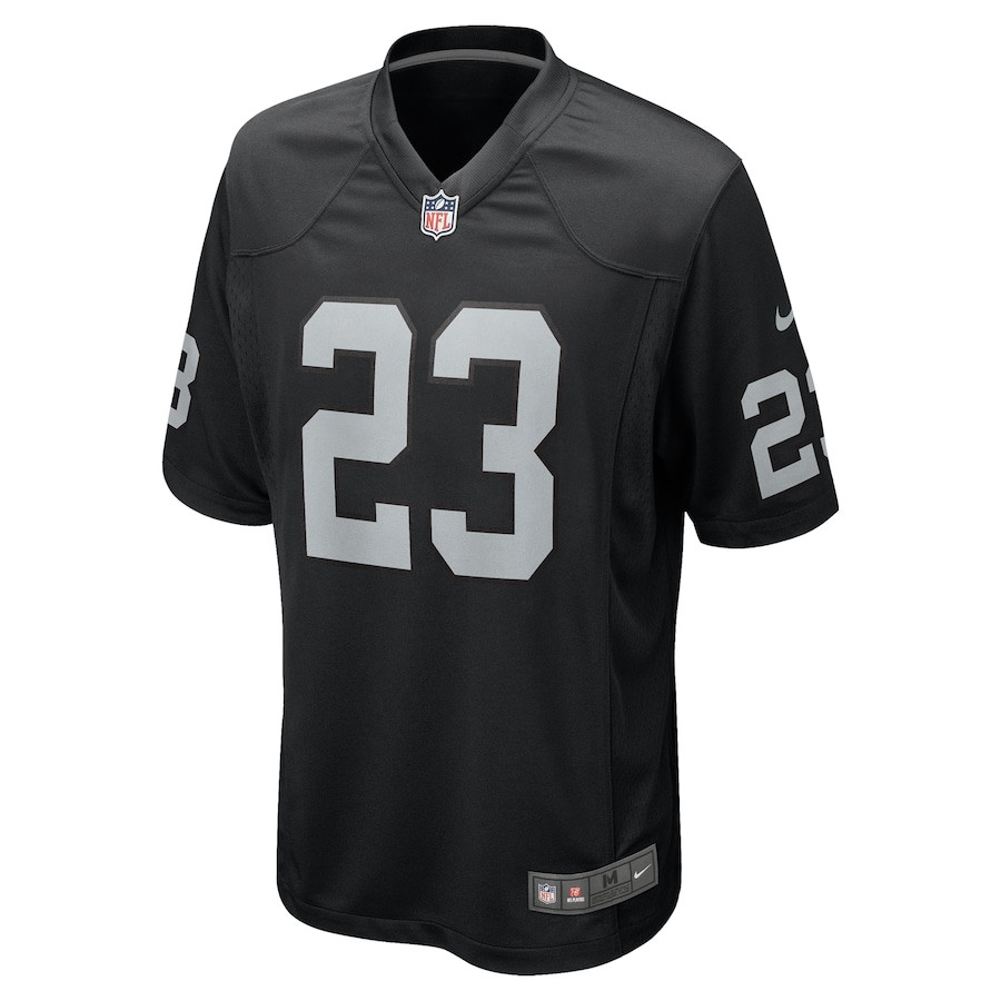 Alternative view of Dylan Laube 23 Las Vegas Raiders Team Game Men Jersey - Black JS4274 nicesnker