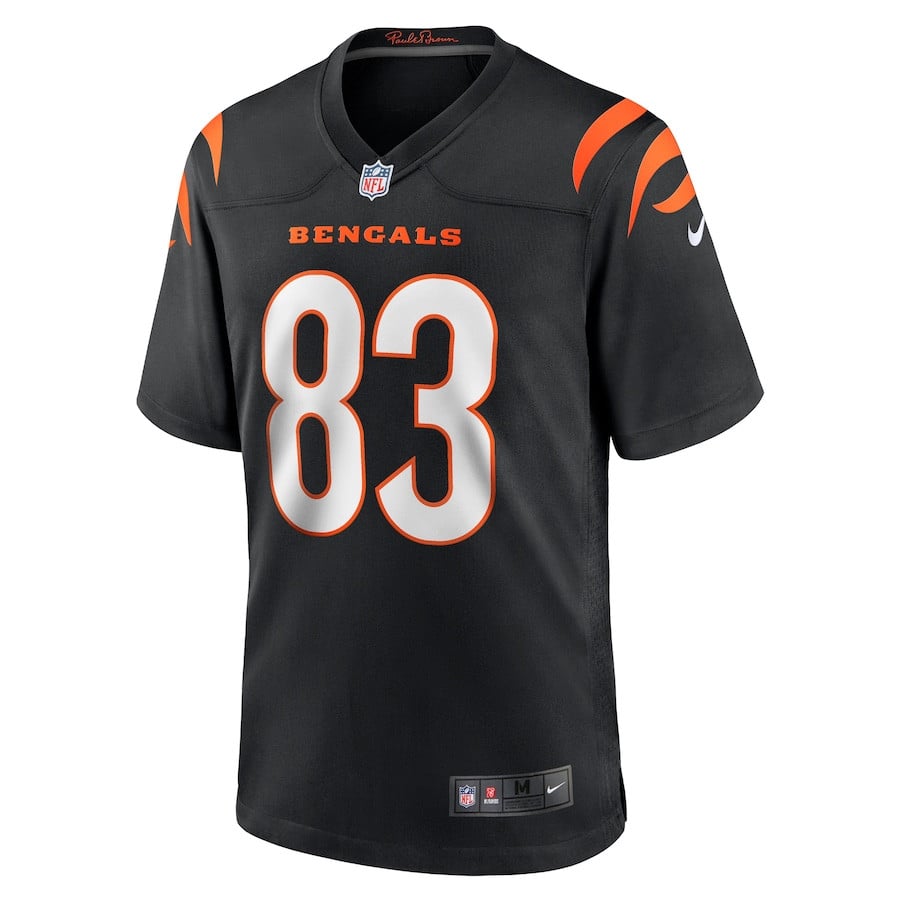 Alternative view of Erick All Jr. 83 Cincinnati Bengals Team Game Men Jersey - Black JS5838 nicesnker