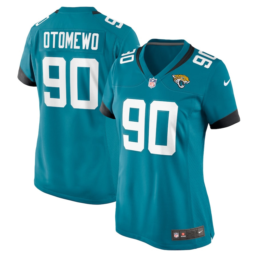Esezi Otomewo 90 Jacksonville Jaguars Women's Game Jersey - Teal JS2500 nicesnker