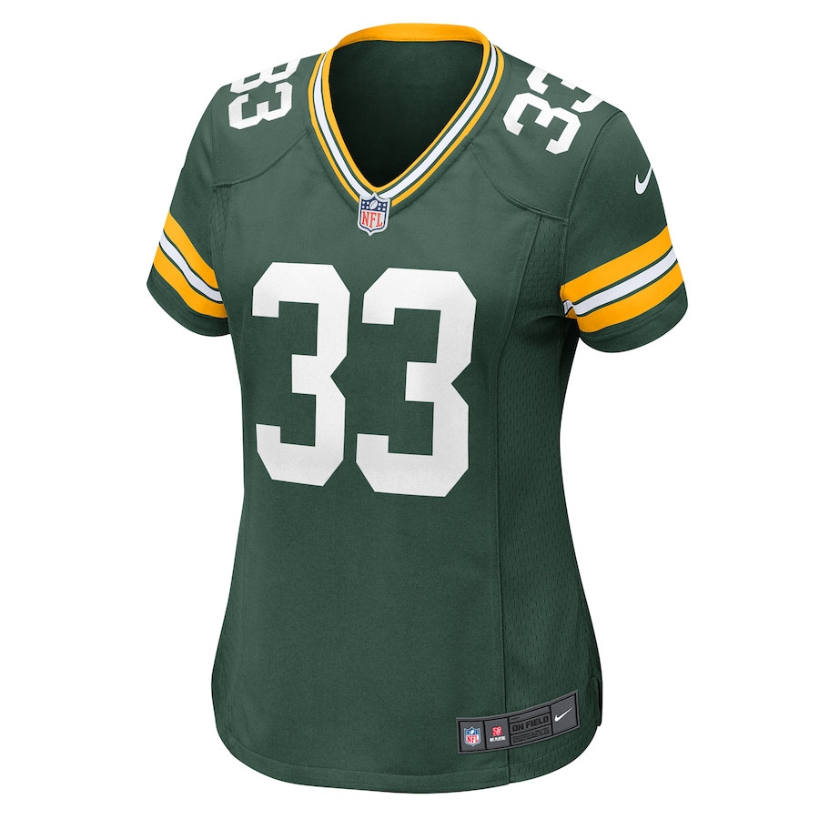 Alternative view of Evan Williams 33 Green Bay Packers Women's Game Jersey - Green JS8582 nicesnker