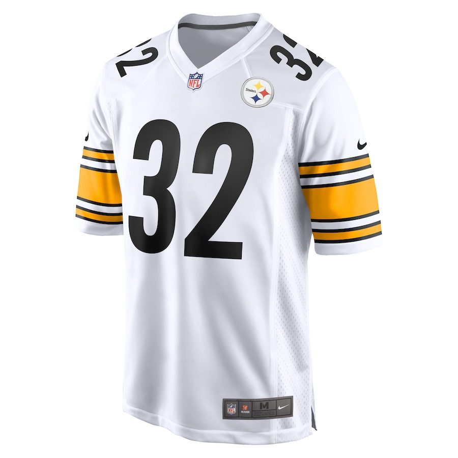 Alternative view of Franco Harris 32 Pittsburgh Steelers Men Retired Jersey - White JS3013 nicesnker