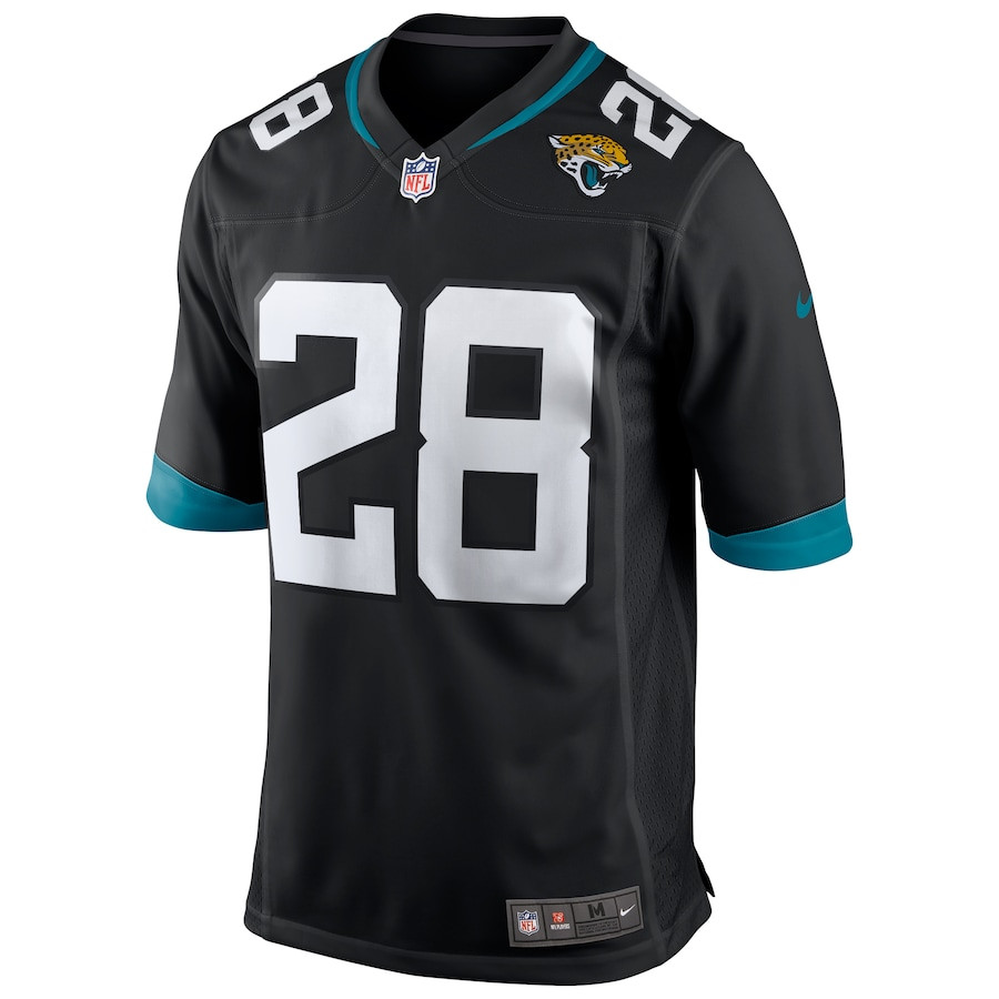 Alternative view of Fred Taylor 28 Jacksonville Jaguars Men Game Retired Jersey - Black JS2850 nicesnker