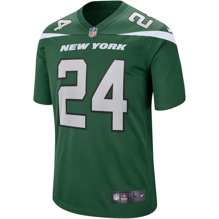Alternative view of Freeman McNeil 24 New York Jets Men Game Retired Jersey - Gotham Green JS5601 nicesnker