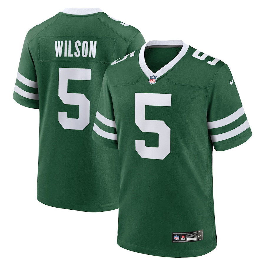 Garrett Wilson 5 New York Jets Game Men Jersey - Legacy Green JS1897 nicesnker