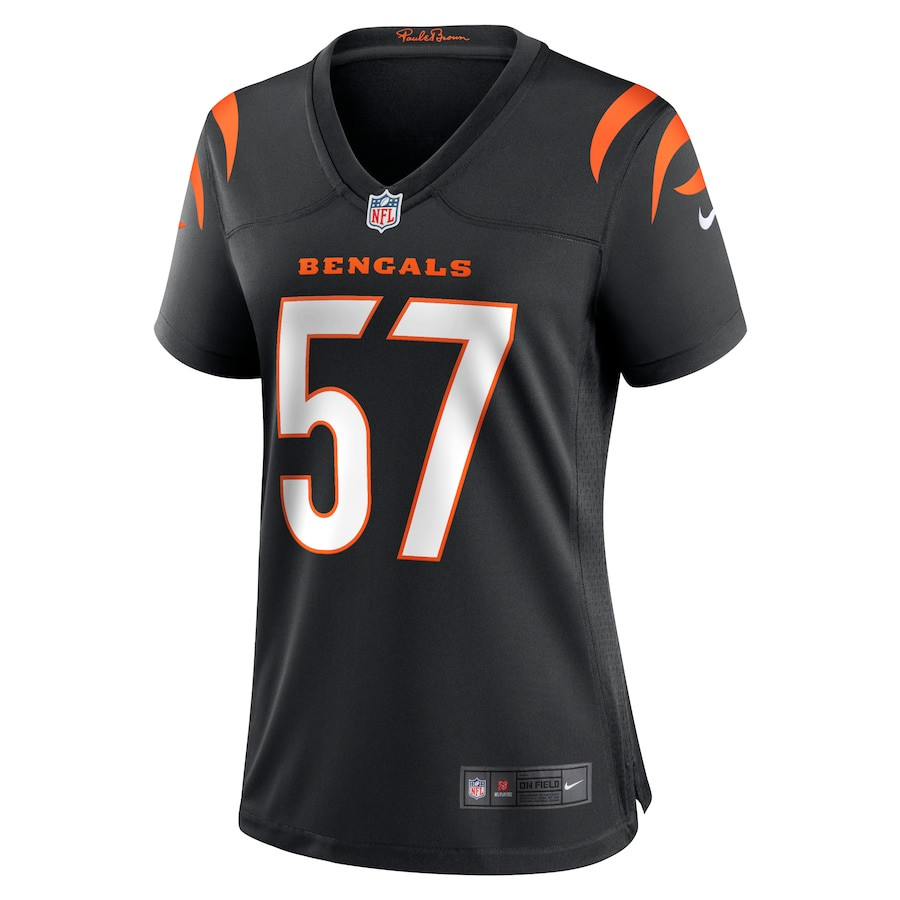 Alternative view of Germaine Pratt 57 Cincinnati Bengals Women Game Jersey - Black JS9053 nicesnker