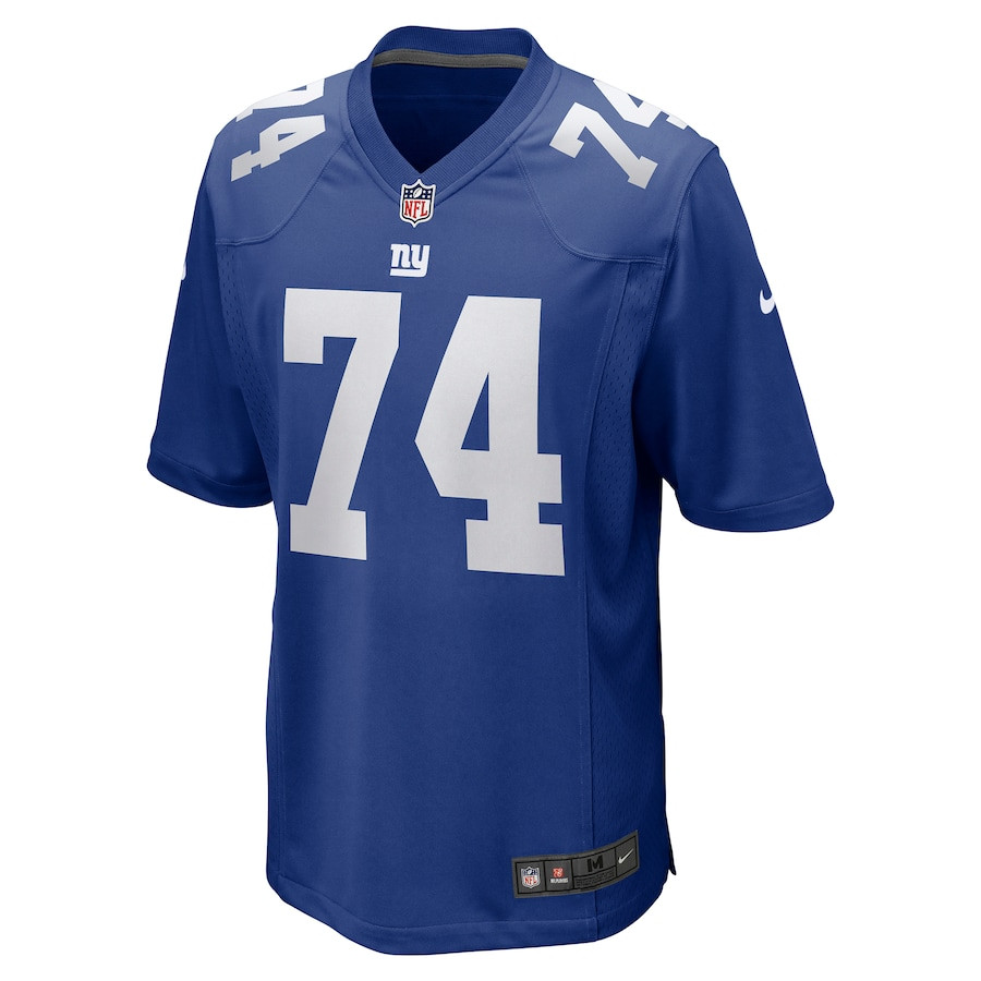 Alternative view of Greg Van Roten 74 New York Giants Team Game Men Jersey - Royal JS5265 nicesnker