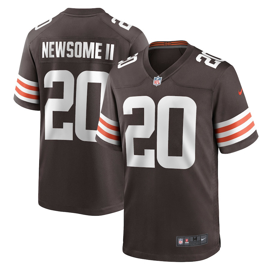 Gregory Newsome II 20 Cleveland Browns Men Game Jersey - Brown JS1262 nicesnker