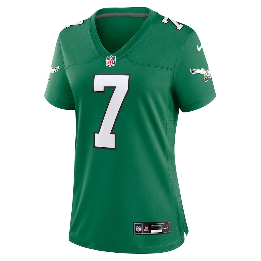Alternative view of Haason Reddick 7 Philadelphia Eagles Women Alternate Game Jersey - Kelly Green JS7430 nicesnker