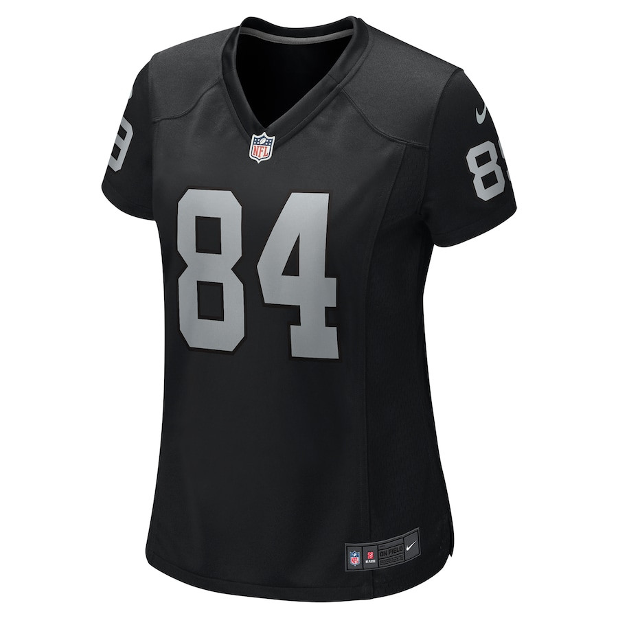 Alternative view of Harrison Bryant 84 Las Vegas Raiders Women's Team Game Jersey - Black JS6139 nicesnker