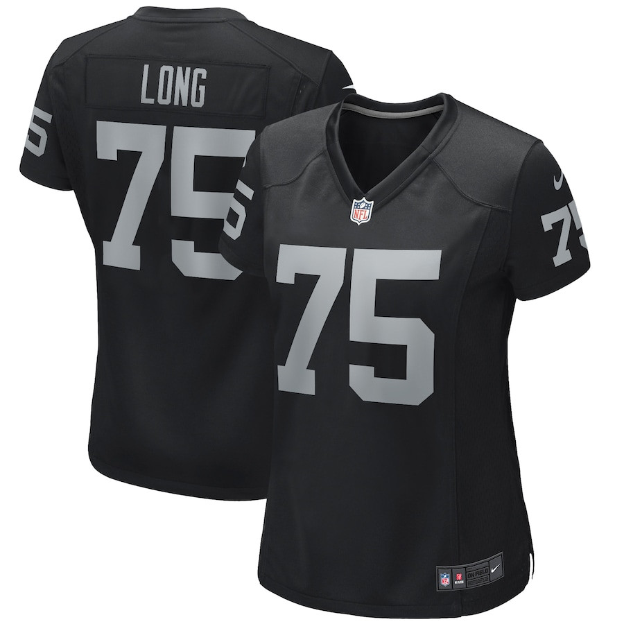 Howie Long 75 Las Vegas Raiders Women Game Retired Jersey - Black JS7845 nicesnker