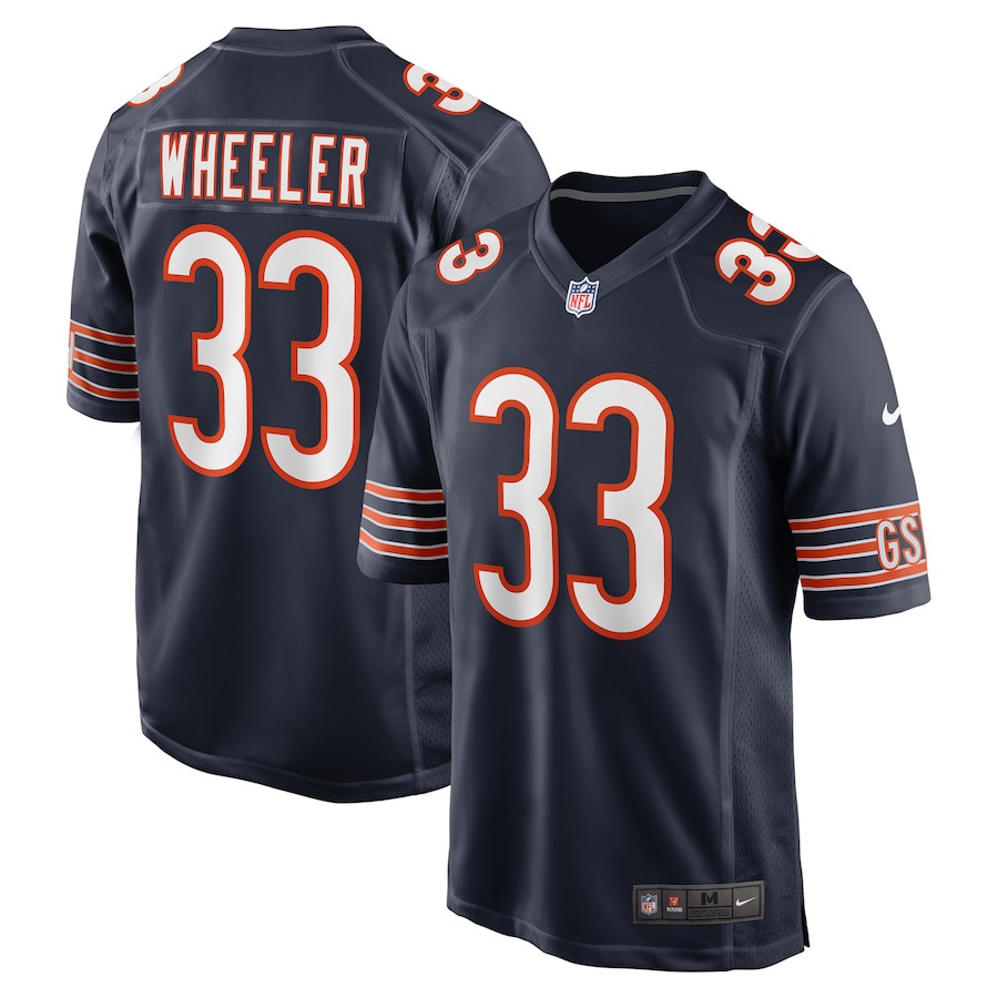Ian Wheeler 33 Chicago Bears Game Men Jersey - Navy JS8592 nicesnker