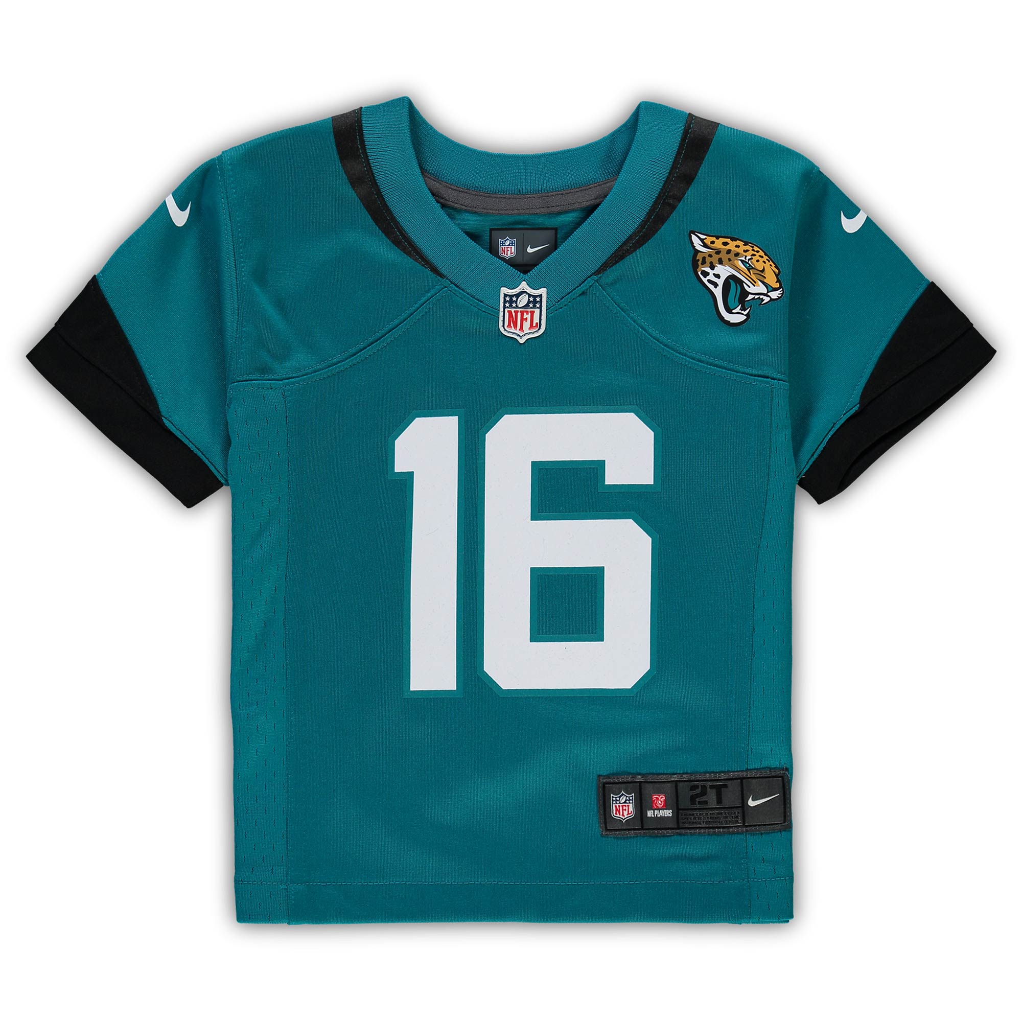 Alternative view of Infant Jacksonville Jaguars Trevor Lawrence Teal Game Jersey JS6979 nicesnker